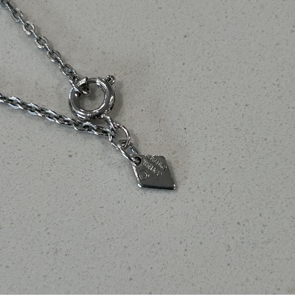 Vintage Sarah Coventry Silver Tone Bird In Flight Choker - Picture 10 of 10